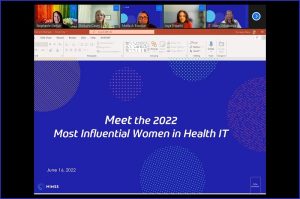 2022 Most Influential Women in Health IT